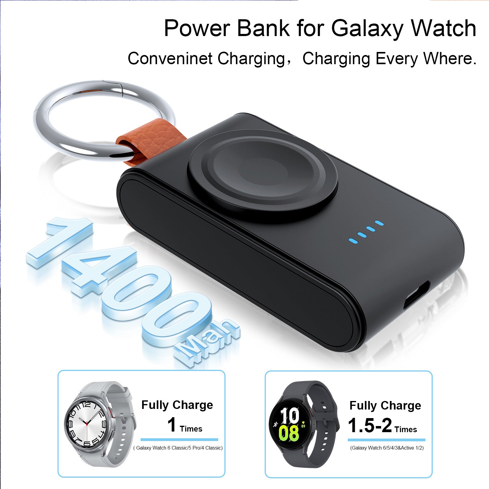 D22 Portable Charger for Galaxy Watch