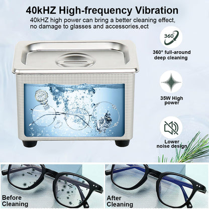 008 Ultrasonic Cleaner Machine for Glasses Jewelry Watch