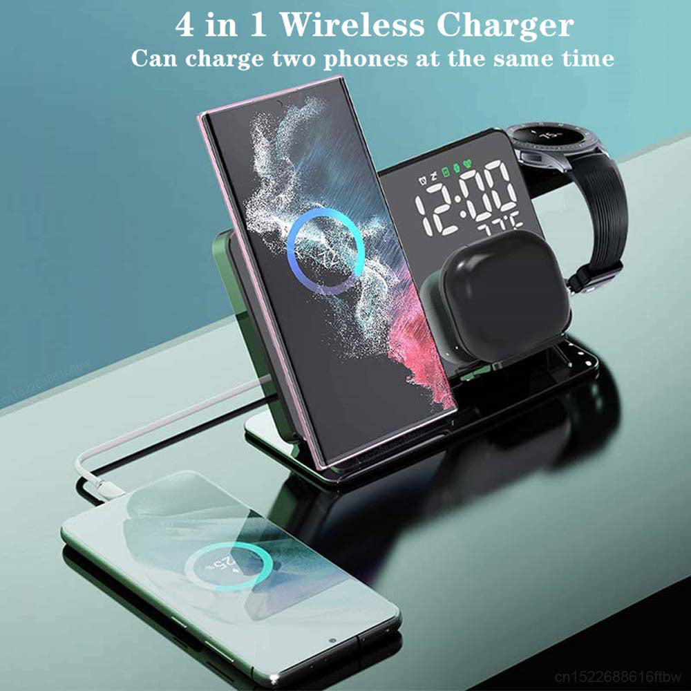 S928 Wireless Charger with Alarm Clock for Samsung