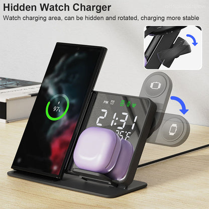 S928 Wireless Charger with Alarm Clock for Samsung