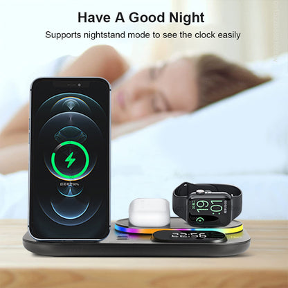 A06 Wireless Charger Alarm Clock for iPhone