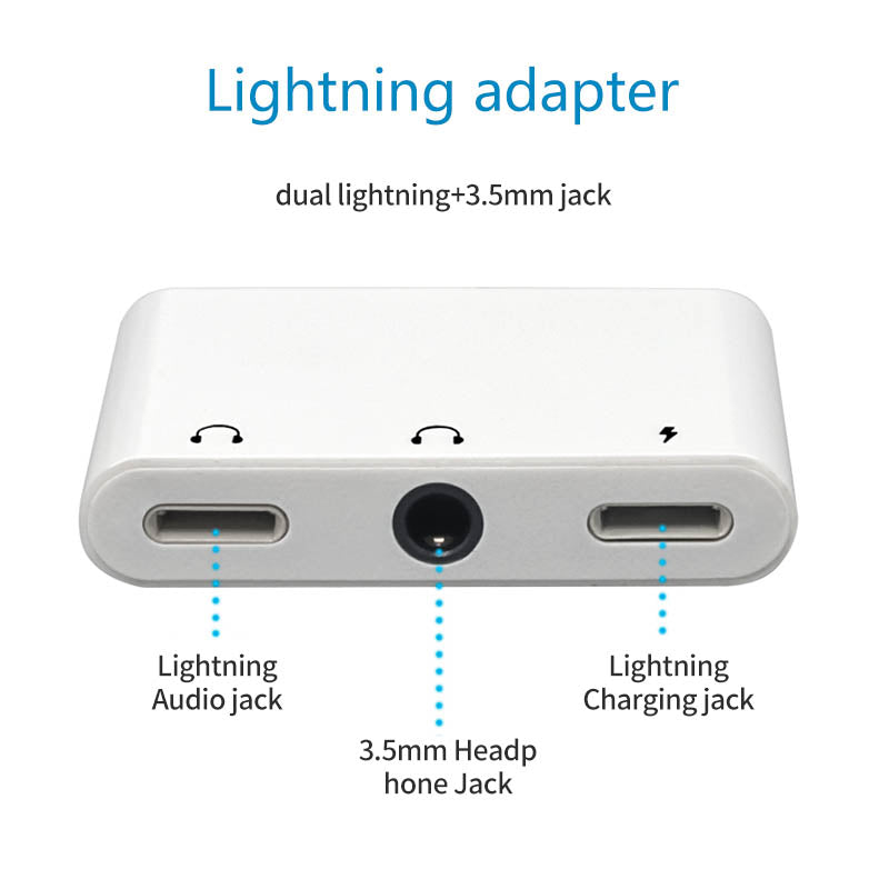 I12 Lightning to Headphone Adapter for iPhone