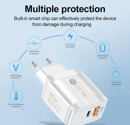 P38 USB-C PD/USB Wall Charger