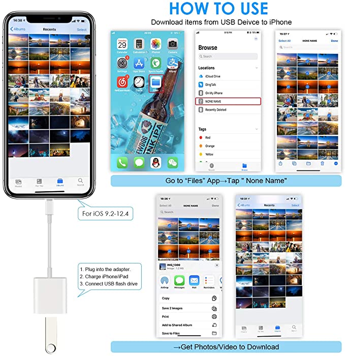 i9 Adapter with Charging Port for iPhone