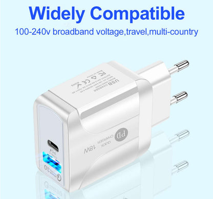 P38 USB-C PD/USB Wall Charger