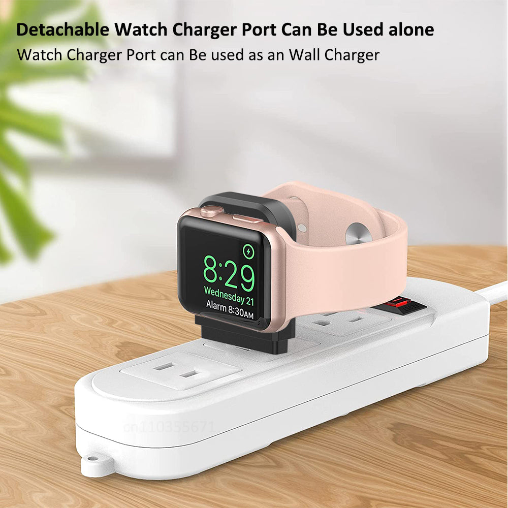 Chargeur sans fil pliable 3 en 1 pour iPhone 14 13 12 Pro Max Station de charge rapide 15 W pour Apple Watch Series 8 7 Chargeurs Stand